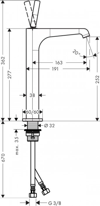 Axor Citterio E 36104000