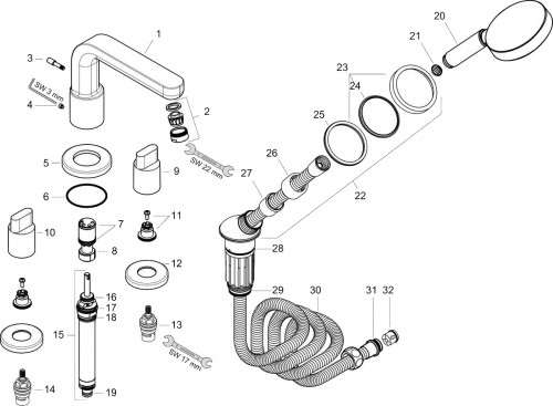 Hansgrohe Metris S 31447000