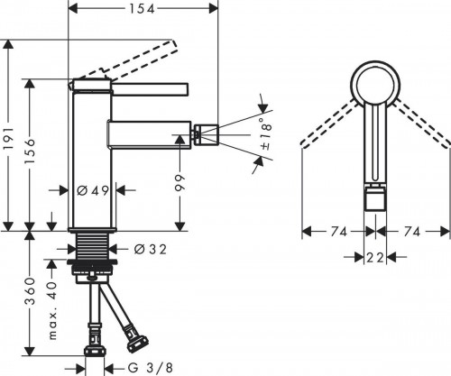 Hansgrohe Finoris 76200000