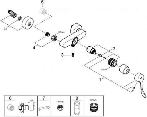 Grohe Eurosmart 25244003