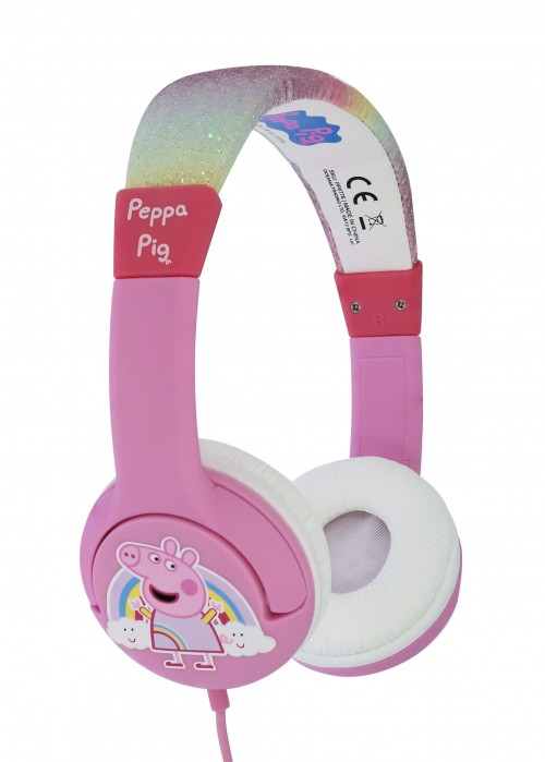 OTL Peppa Pig Glitter Rainbow Peppa Kids Headphones