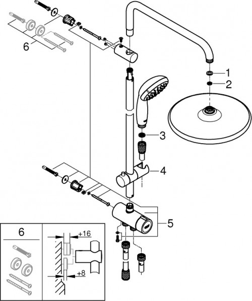 Grohe Vitalio Start System 250 26680000