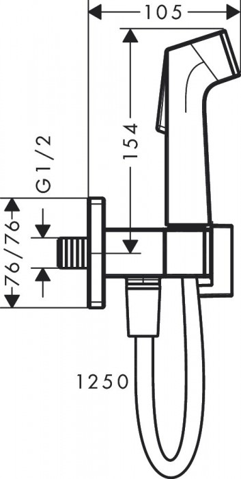 Hansgrohe Bidette E 29231000