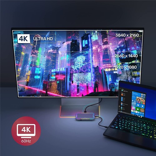 Unitek uHUB S7+ 7-in-1 USB-C Hub with 10Gbps Data HDMI and P