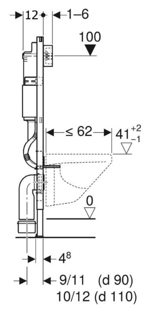 Geberit Duofix Pro 20 118.315.21.2