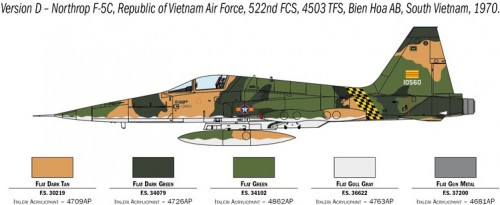 ITALERI F-5A Freedom Fighter (1:72)