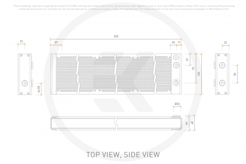 EKWB EK-Quantum Surface P480M - Black