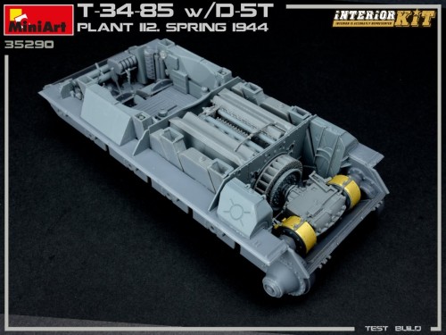 MiniArt T-34/85 w/d-5t. Plant 112. Spring 1944. Interior Kit