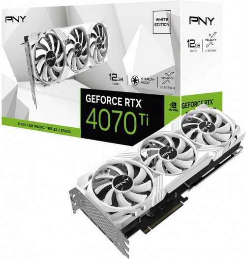 PNY GeForce RTX 4070 Ti 12GB LED Verto White