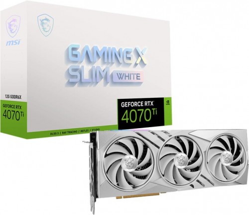 MSI GeForce RTX 4070 Ti GAMING X SLIM WHITE 12G