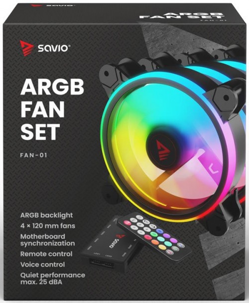 SAVIO FAN-01 4-pack