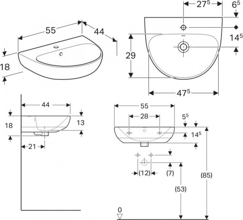 Geberit Selnova 55 500.315.01.7