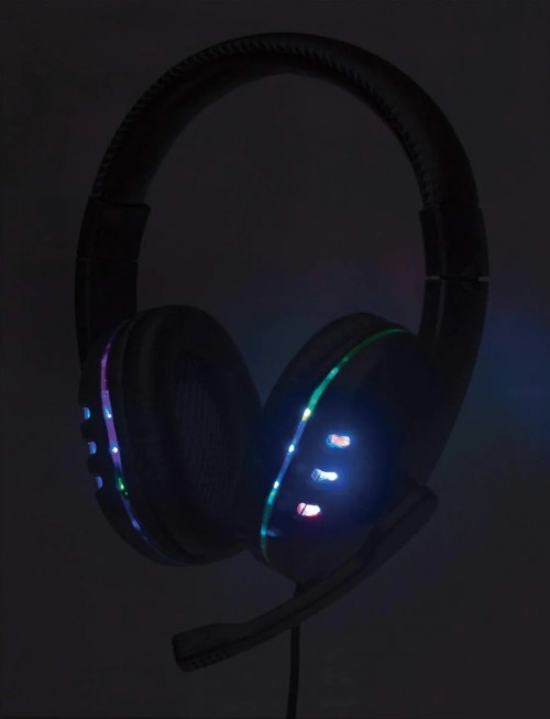 MANHATTAN USB Gaming Headset with LEDs