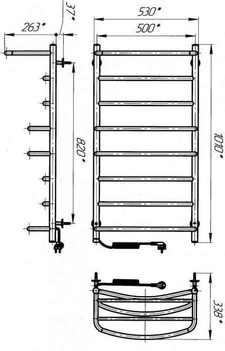 LARIS Euroflesh Shelf E L 500x1000 73207780