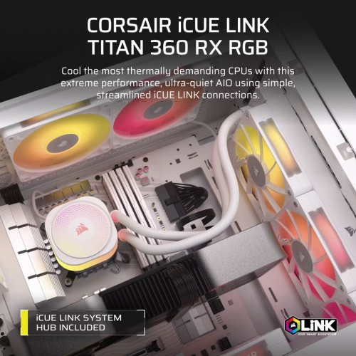 Corsair iCUE LINK TITAN 360 RX RGB White