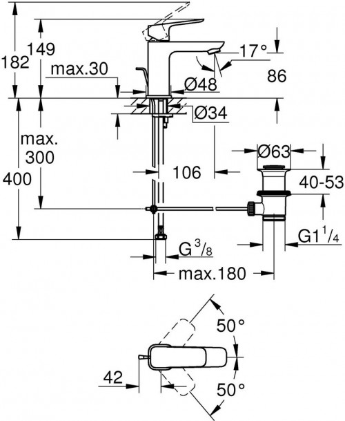 Grohe Cubeo 1016940000