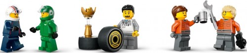 Lego F1 Truck with RB20 and AMR24 F1 Cars 60445