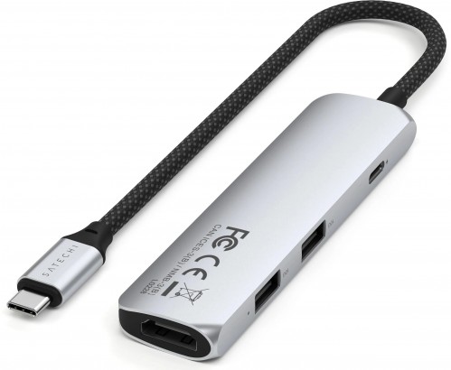 Satechi 4-in-1 USB-C Slim Multiport Adapter 4K