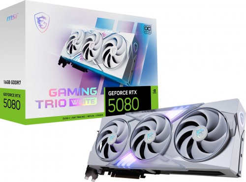 MSI GeForce RTX 5080 16G GAMING TRIO OC WHITE