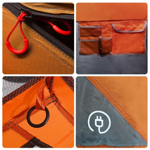 VidaXL LED 9-Person Quick