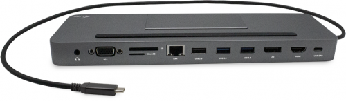i-Tec USB-C Metal Ergonomic 4K 3x Display Docking Station +