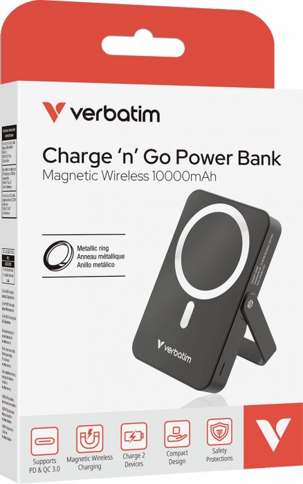 Verbatim Charge n Go Magnetic 10000