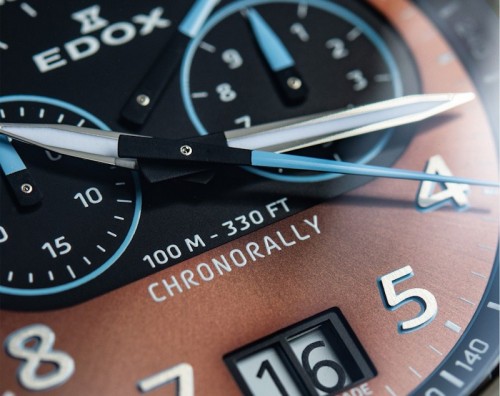 EDOX Chronorally Chronograph 45 38003 TINBU BRNBU