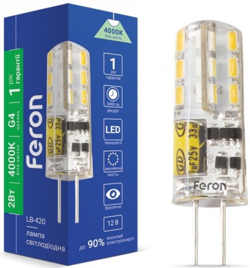 Feron LB-420 2W 4000K G4 12V