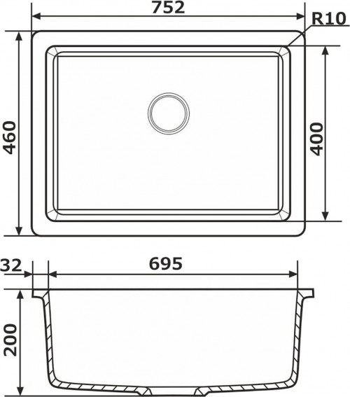 GRANADO Under Top XL
