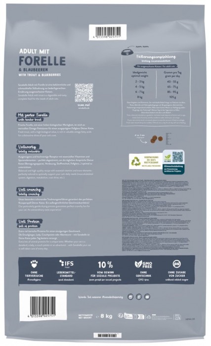 Bosch Sanabelle Adult Trout 8 kg