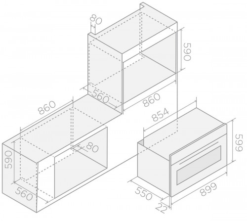 Elica VIRTUS MULTI 90 TFT BL