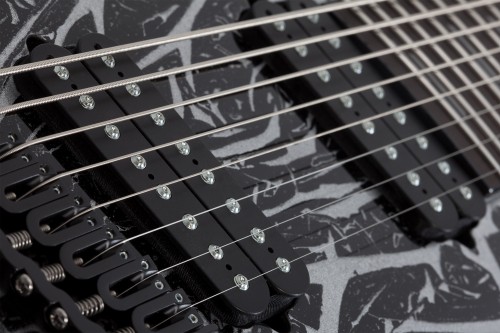 Schecter C-8 Multiscale Silver Mountain