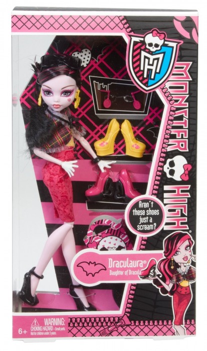 Monster High I Love Shoes Draculaura BBR91