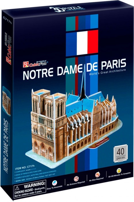 CubicFun Notre Dame de Paris C717h