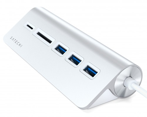 Satechi Type-C Aluminum USB 3.0 Hub & Card Reader
