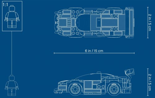 Lego Ferrari 488 GT3 Scuderia Corsa 75886