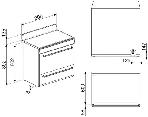 Smeg TR90IBL9