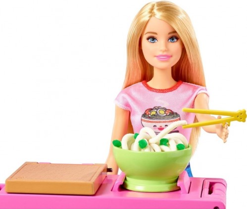 Barbie Noodle Bar Playset with Blonde Doll GHK43