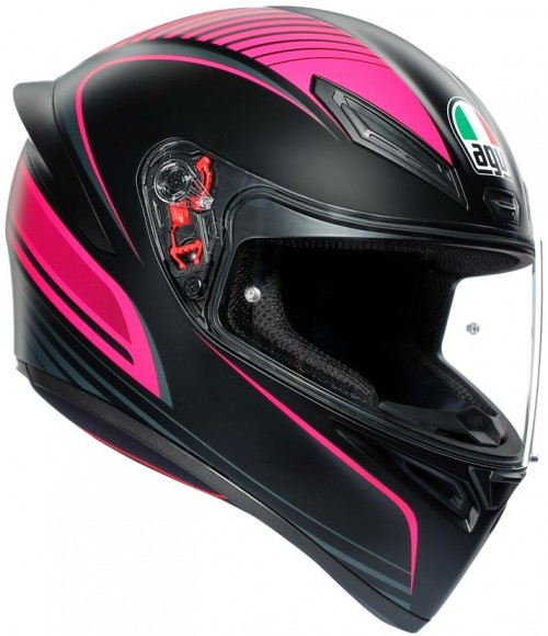 AGV K-1 WARMUP BLACK/PINK