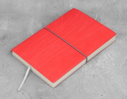 Ciak Plain Notebook large Red