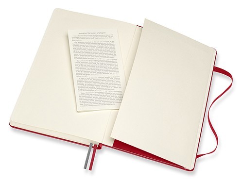 Moleskine Plain Notebook Expanded Red