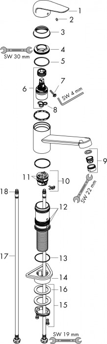 Hansgrohe Focus M42 71866000