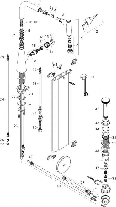 Hansgrohe Metris Select M71 73805000