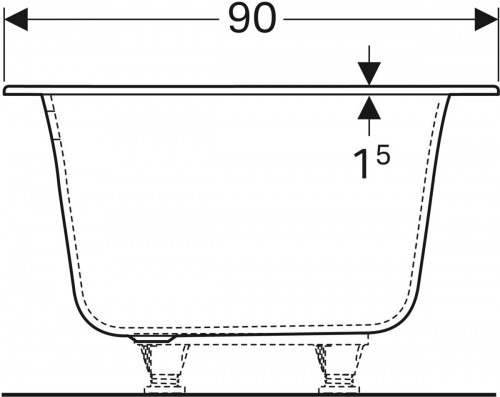 Geberit Soana Duo 190x90 554008011