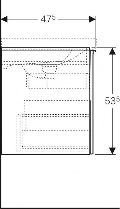 Geberit Acanto 75 500.611.01.2