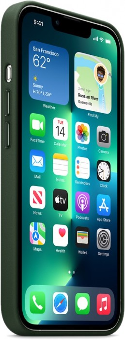 Apple Leather Case with MagSafe for iPhone 13 Pro Max