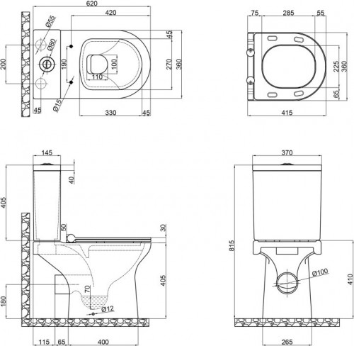 Q-tap Kolibri QT1022C667PW