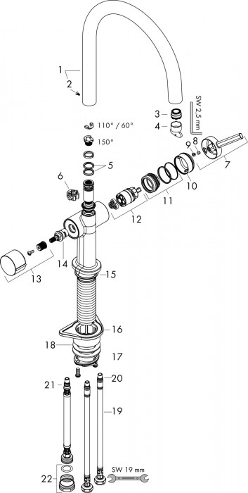 Hansgrohe Talis M54 72805000