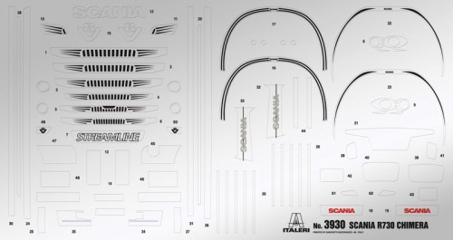 ITALERI Scania R730 Streamline Team Chimera (1:24)