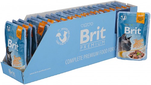 Brit Premium Pouch Tuna Fillets 2.4 kg